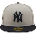 czapki-plana-szary-dopasowany-59fifty-parche-lateral-new-york-yankees-mlb-new-era