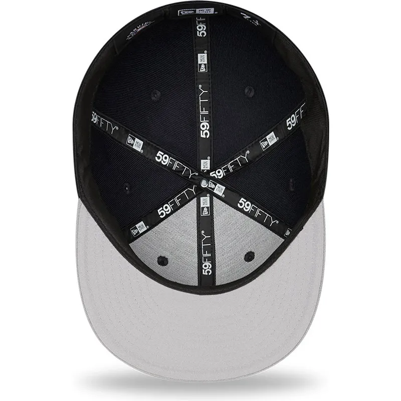 granatowo-szara-dopasowana-czapka-z-daszkiem-59fifty-parche-lateral-new-york-yankees-mlb-new-era