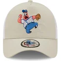 czapki-curva-bezowy-snapback-a-frame-sporty-patricio-estrella-bob-esponja-new-era