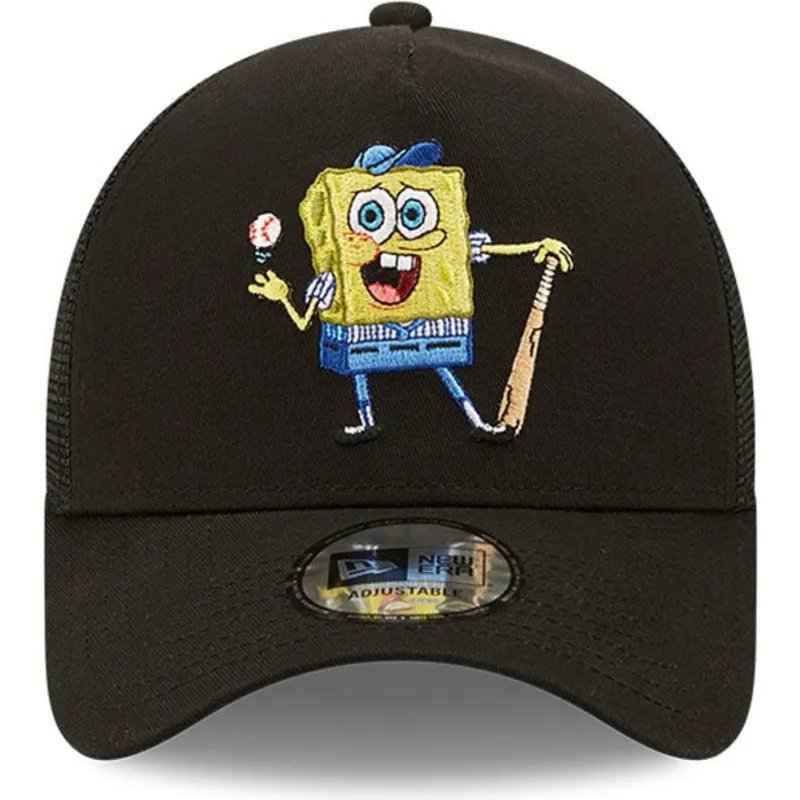 czapki-curva-czarny-snapback-a-frame-sporty-bob-esponja-new-era