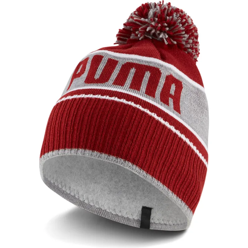 czapki-pompon-czerwony-puma