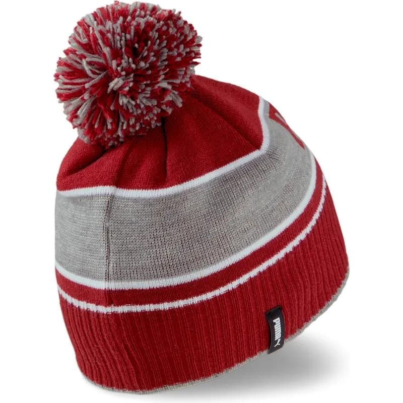 czapki-pompon-czerwony-puma