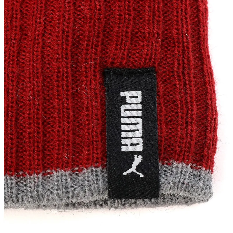 czapki-pompon-czerwony-puma