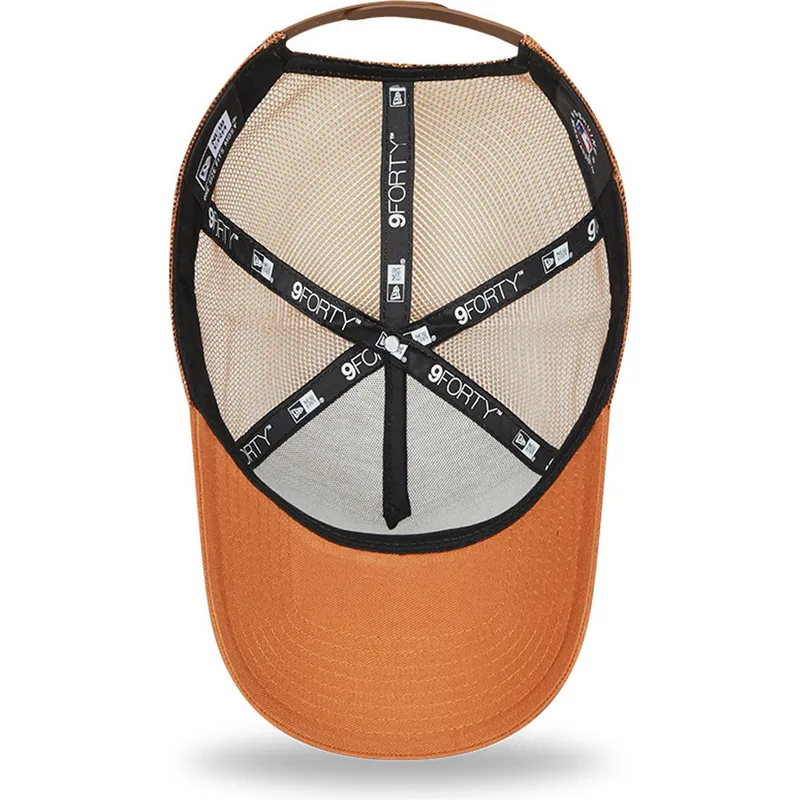czapki-curva-brazowy-snapback-a-frame-tonal-mesh-new-york-yankees-mlb-new-era