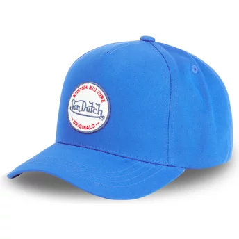 Niebieska czapka snapback z zakrzywionym daszkiem Kustom Kulture COL RBLU od Von Dutch