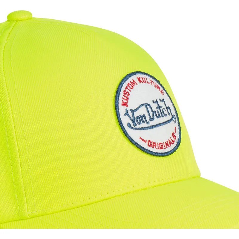 czapka-z-daszkiem-zolta-snapback-kustom-kulture-col-yel1-von-dutch