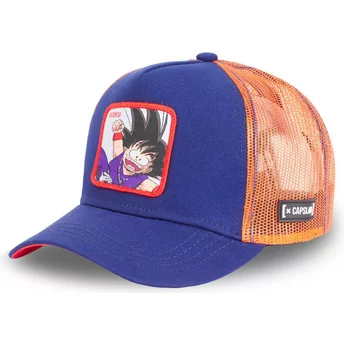 Niebieska i pomarańczowa czapka trucker Son Goku DB2 GOK Dragon Ball od Capslab