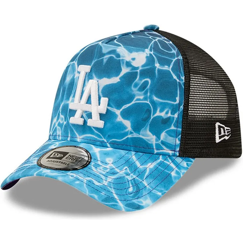 czapki-curva-niebieski-snapback-a-frame-summer-city-los-angeles-dodgers-mlb-new-era
