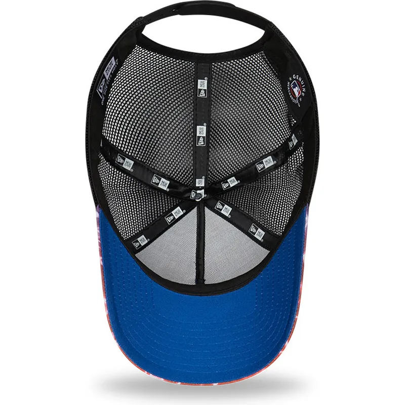 czapki-curva-wielokolorowy-snapback-a-frame-summer-city-new-york-yankees-mlb-new-era
