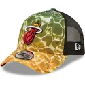 czapki-curva-wielokolorowy-snapback-a-frame-summer-city-miami-heat-nba-new-era