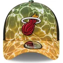 czapki-curva-wielokolorowy-snapback-a-frame-summer-city-miami-heat-nba-new-era