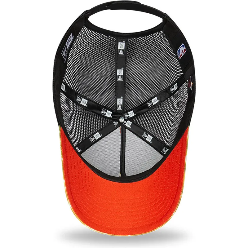 czapki-curva-wielokolorowy-snapback-a-frame-summer-city-miami-heat-nba-new-era