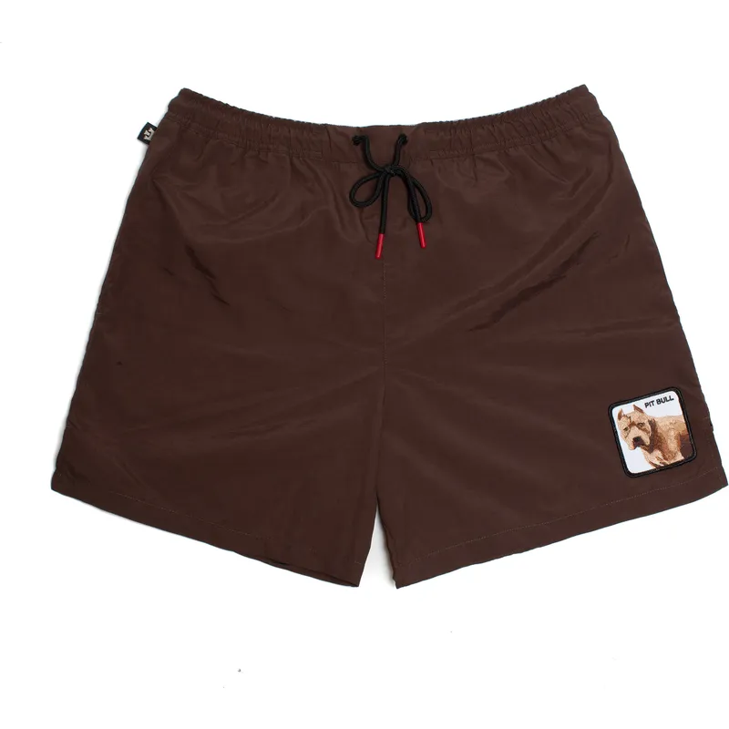 kostiumy-kapielowe-brazowy-banador-marron-perro-pitbull-doggy-paddle-the-farm-the-farm-de-goorin-bros