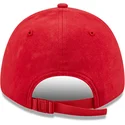 czerwona-zakrzywiona-czapka-regulowana-9forty-washed-pack-split-logo-chicago-bulls-nba-od-new-era