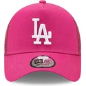 czapki-curva-roz-snapback-a-frame-tonal-mesh-los-angeles-dodgers-mlb-new-era