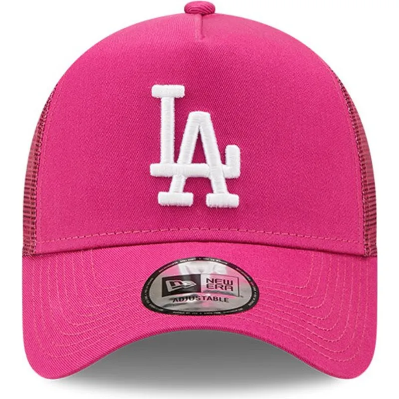 czapki-curva-roz-snapback-a-frame-tonal-mesh-los-angeles-dodgers-mlb-new-era