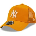 czapki-curva-pomaranczowy-snapback-a-frame-tonal-mesh-new-york-yankees-mlb-new-era