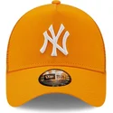czapki-curva-pomaranczowy-snapback-a-frame-tonal-mesh-new-york-yankees-mlb-new-era