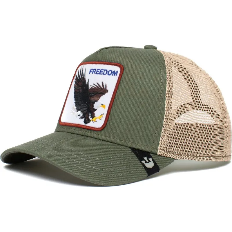 czapka-trucker-zielona-orzel-freedom-od-goorin-bros