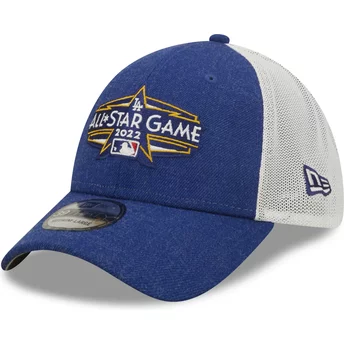 Niebiesko-biała, dopasowana czapka typu trucker 39THIRTY z logo All Star Game Los Angeles Dodgers MLB od New Era