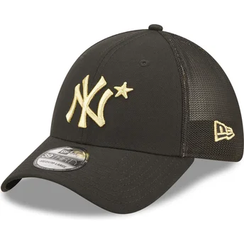 czarna-dopasowana-czapka-trucker-z-zlotym-logo-39thirty-all-star-game-new-york-yankees-mlb-od-new-era