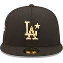 czarna-plaska-czapka-trucker-dopasowana-z-zlotym-logo-59fifty-all-star-game-los-angeles-dodgers-mlb-od-new-era