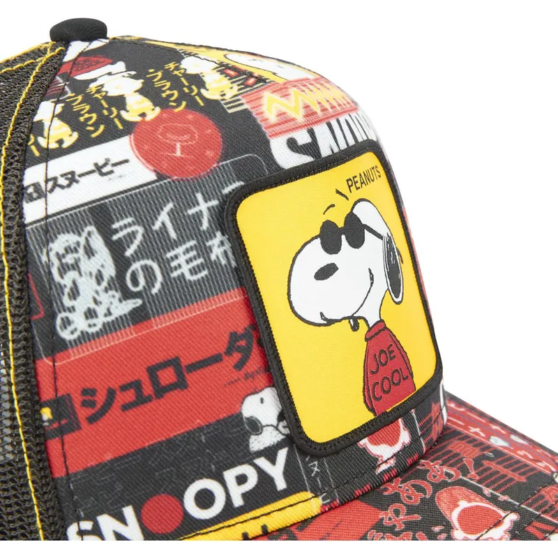 czapki-curva-czarny-snapback-snoopy-orzeszki-ziemne-capslab