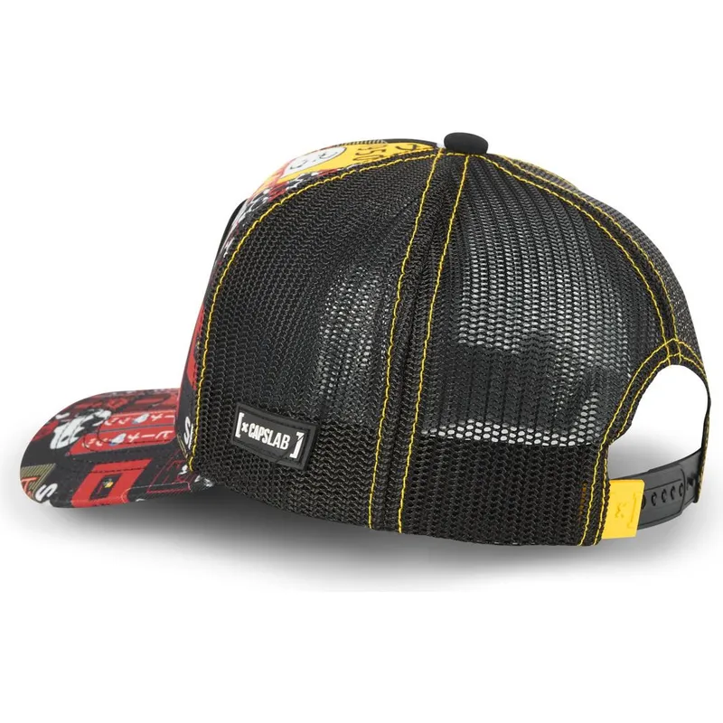 czapki-curva-czarny-snapback-snoopy-orzeszki-ziemne-capslab