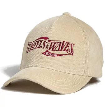 Regulowana beżowa czapka z daszkiem Enjoy WW20 od Wheels And Waves
