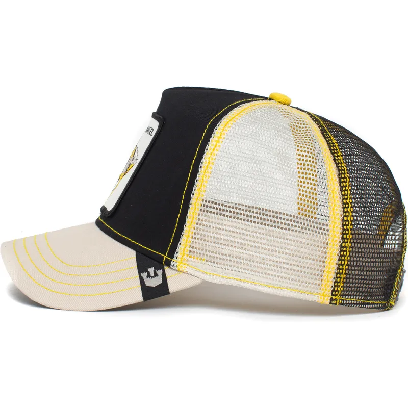 czapka-trucker-czarna-i-szara-ryba-aniol-angel-sick-lid-the-farm-od-goorin-bros
