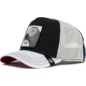 czapka-trucker-czarno-szara-papuga-bird-s-the-word-the-farm-od-goorin-bros