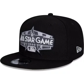 Czarna, płaska czapka snapback 9FIFTY All Star Game Reflect z Los Angeles Dodgers MLB od New Era