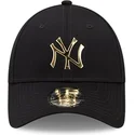 granatowa-czapka-z-zakrzywionym-daszkiem-snapback-9forty-z-foliowym-logo-new-york-yankees-mlb-marki-new-era