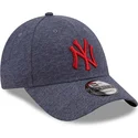 czapki-curva-szary-tasma-regulowana-9forty-jersey-essential-new-york-yankees-mlb-new-era