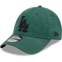 regulowana-zielona-czapka-z-zakrzywionym-daszkiem-z-czarnym-logo-9forty-jersey-essential-los-angeles-dodgers-mlb-od-new-era