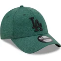 regulowana-zielona-czapka-z-zakrzywionym-daszkiem-z-czarnym-logo-9forty-jersey-essential-los-angeles-dodgers-mlb-od-new-era