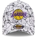 czapki-curva-bialy-tasma-regulowana-9forty-marble-los-angeles-lakers-nba-new-era