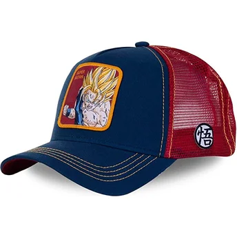 czapka-trucker-granatowo-czerwona-son-goku-super-saiyan-say1-dragon-ball-od-capslab
