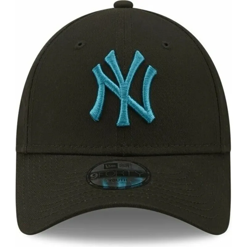 czapki-curva-czarny-tasma-regulowana-dla-dziecka-9forty-league-essential-new-york-yankees-mlb-new-era