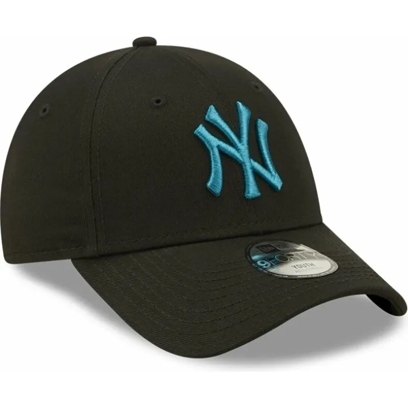 czapki-curva-czarny-tasma-regulowana-dla-dziecka-9forty-league-essential-new-york-yankees-mlb-new-era