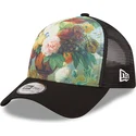 czarna-czapka-trucker-9forty-e-frame-flowers-le-louvre-od-new-era