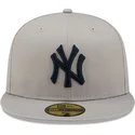 czapki-plana-szary-dopasowany-59fifty-parche-lateral-world-series-new-york-yankees-mlb-new-era