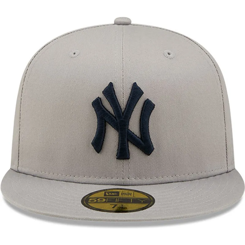 czapki-plana-szary-dopasowany-59fifty-parche-lateral-world-series-new-york-yankees-mlb-new-era