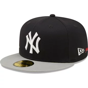 Granatowa i szara czapka z daszkiem 59FIFTY Team City Patch New York Yankees MLB od New Era