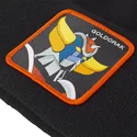 capslab-robot-grendizer-goldorak-bon-gol1-black-beanie