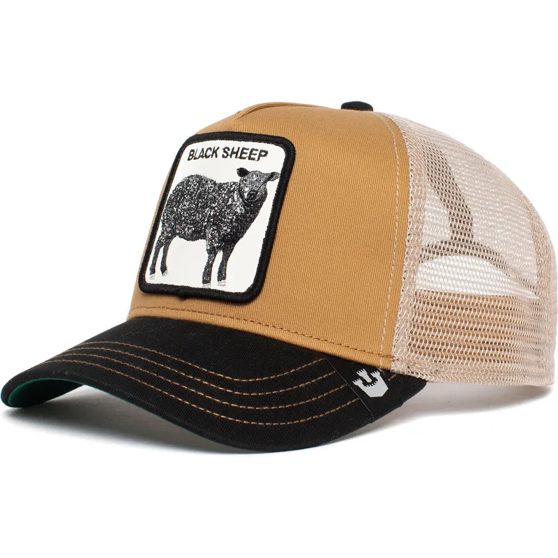 czapki-curva-brazowy-snapback-the-farm-de-goorin-bros