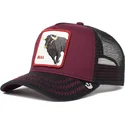 czapki-curva-czerwony-snapback-the-farm-de-goorin-bros