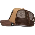 czapki-curva-brazowy-snapback-the-farm-de-goorin-bros