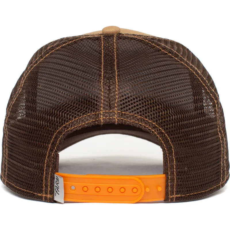 czapki-curva-brazowy-snapback-the-farm-de-goorin-bros