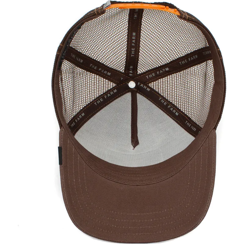 czapki-curva-brazowy-snapback-the-farm-de-goorin-bros